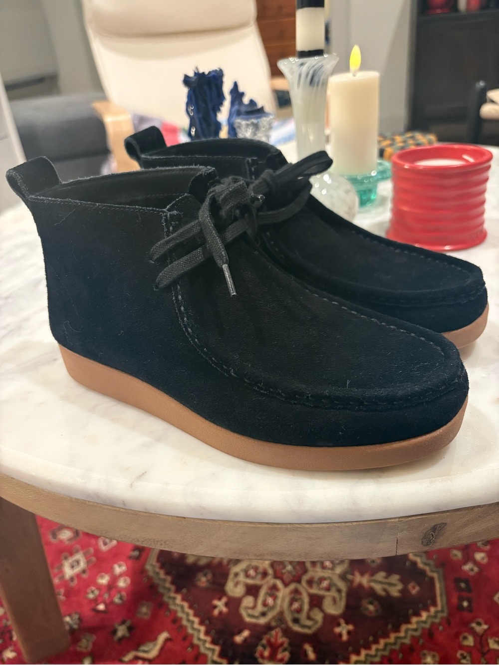 Everlane Black Suede Wallabees